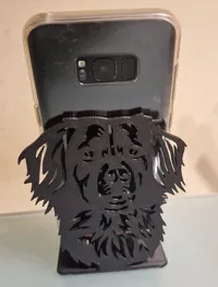 Support téléphone silhouette de chien — photo 7