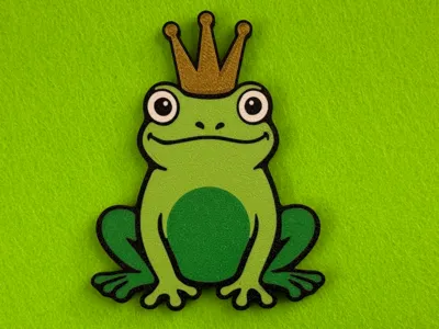 Frog King Magnet