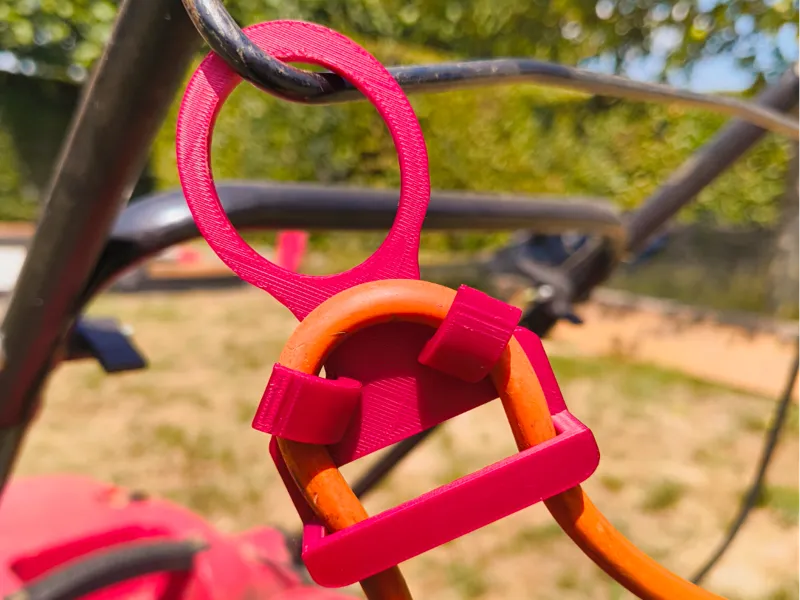 lawnmower cable holder