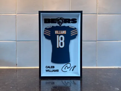 Caleb Williams - Chicago Bears - Jersey Frame