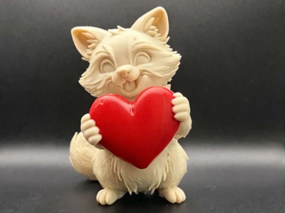 Valentine's Raccoon - Free 3D Print Model - MakerWorld