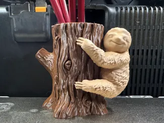 The Slow & Steady  - Sloth Tree Pen Holder