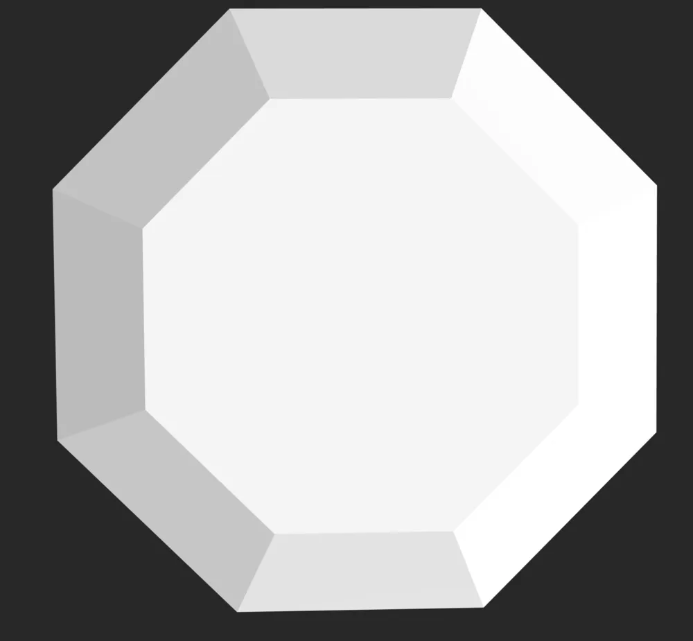 Simple Minimalist Diamond / Calibration Diamond by 3DCrafterBro ...