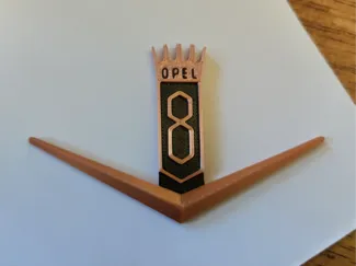 Opel Kapitän Admiral Diplomat V8 rare emblem