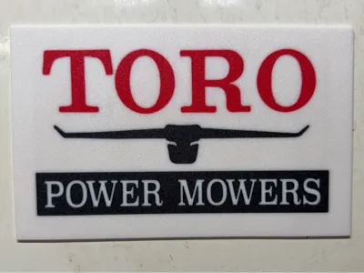 Vintage Toro Power Mowers Sign