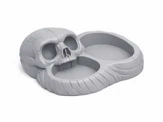 skull bowl