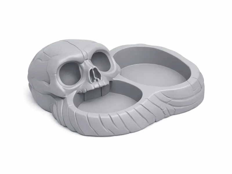 skull bowl
