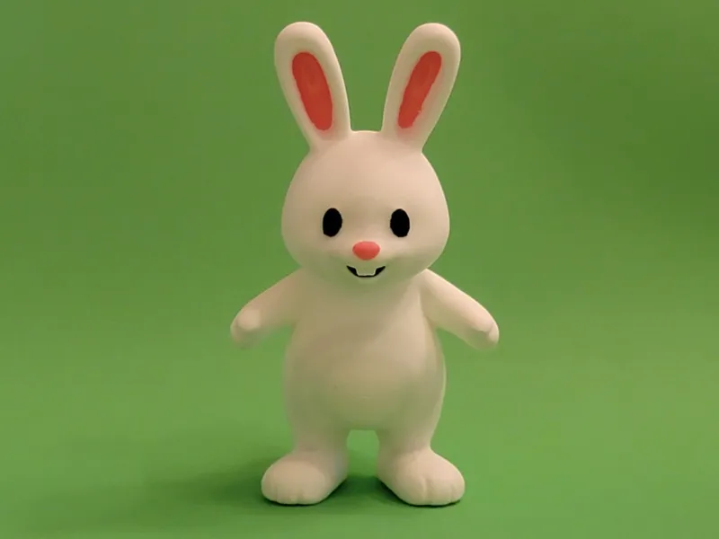 Adorable Easter Bunny Figurine
