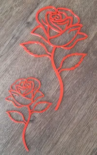 Rose 2D (deux tailles disponibles) — photo 3