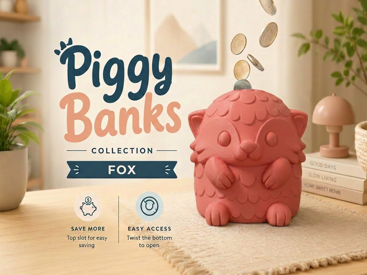 Fox Piggy Banks Collection