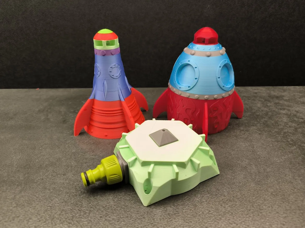 Sprinkler Rocket view 3