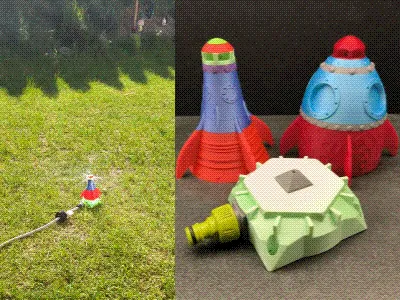 Sprinkler Rocket