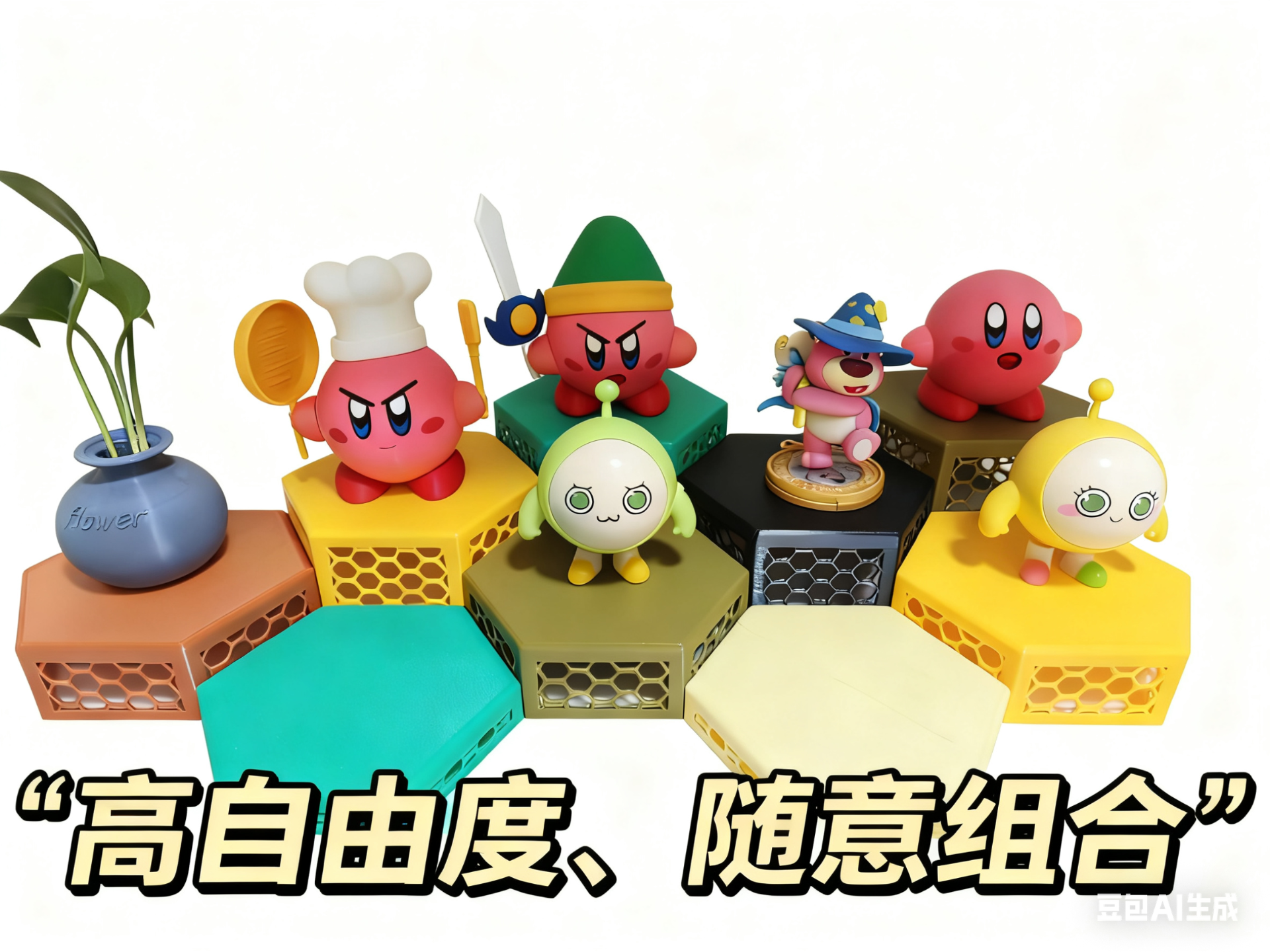 无支撑、高自由度组合展示架