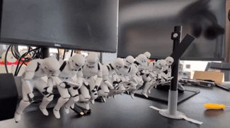 Stormtroopers Lunch - swinging in the summer