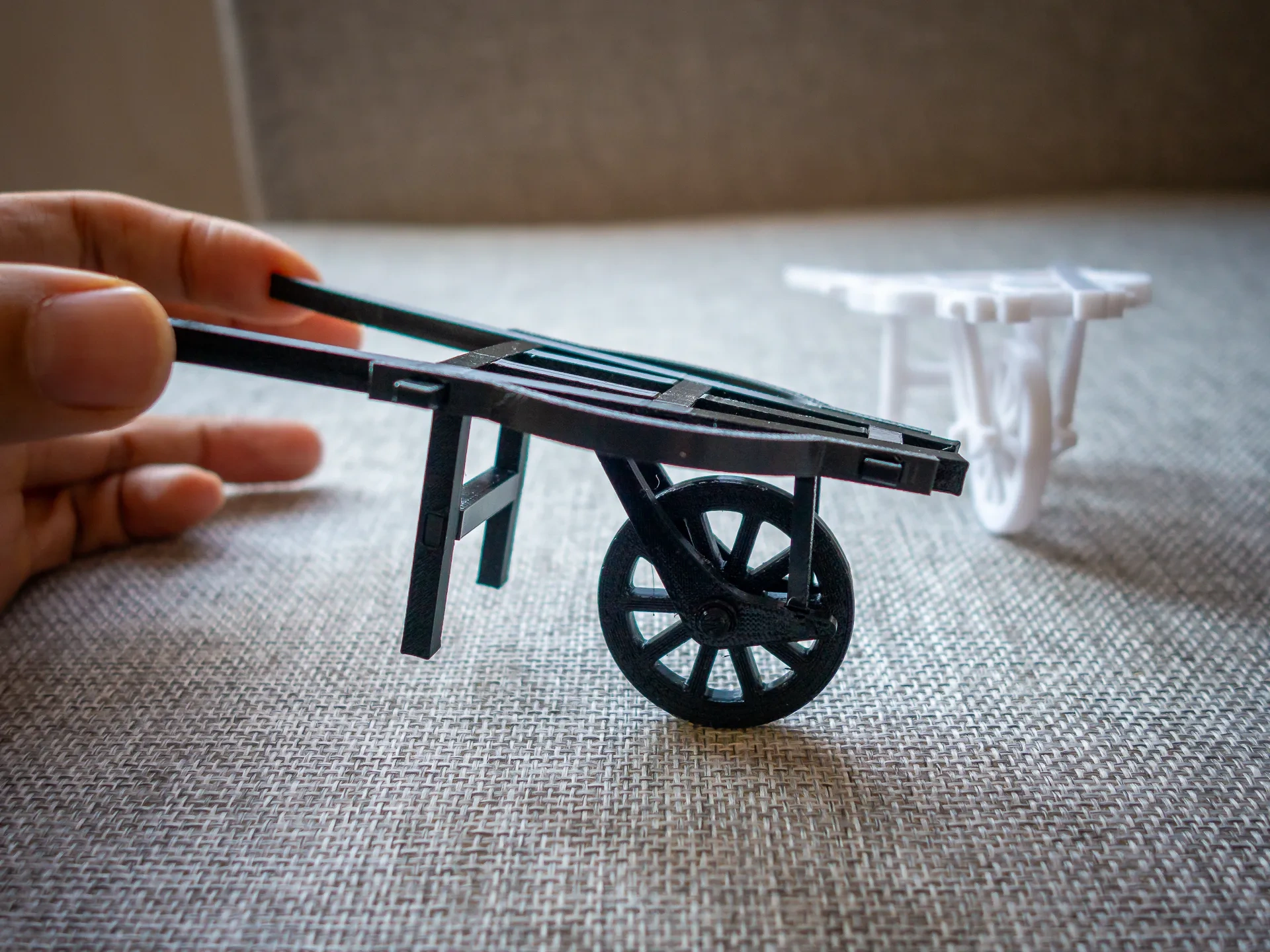 Miniatura 2 do modelo 3D 中国古代独轮车丨单独榫卯结构丨无支撑打印