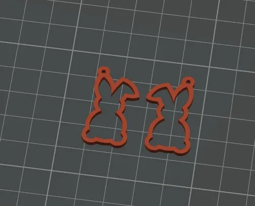 Bunny Earrings view 3