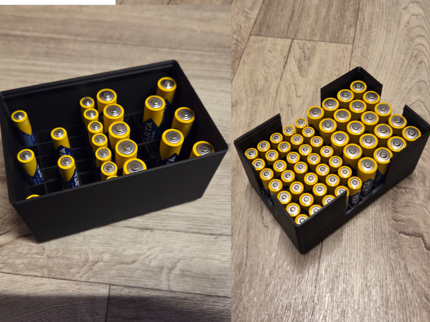 Gridfinity 3x2 Battery box AA&AAA stackable