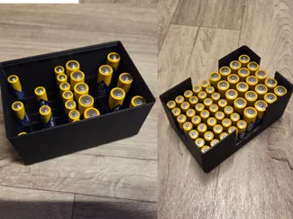 Gridfinity 3x2 Battery box AA&AAA stackable