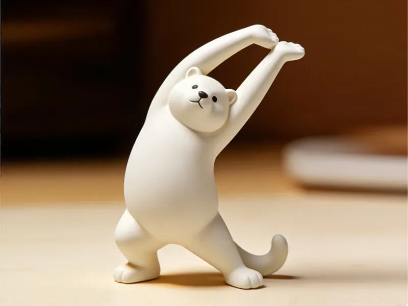 小熊举手