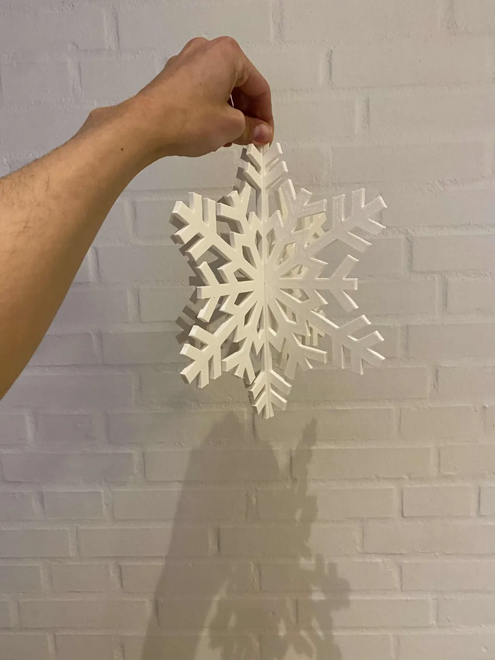 Snowflake – A 3D Interlocking Decorative Piece by Formatt.dk - MakerWorld