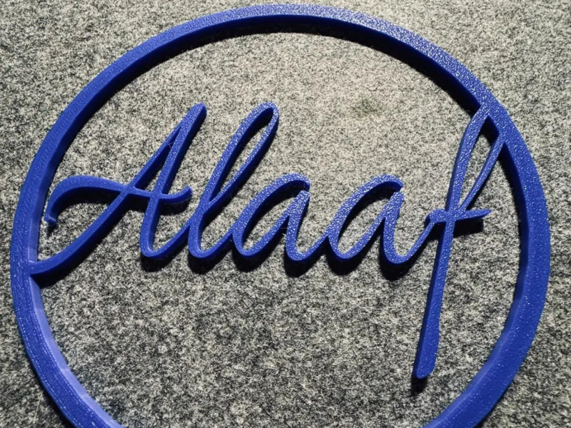 Alaaf Schriftzug Türkranz Deko 24cm 