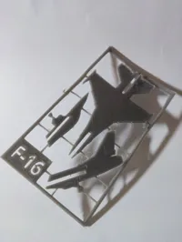 Maquette carte F16 Fighting Falcon — photo 3
