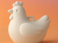 Petit porte-clés poule — photo 2