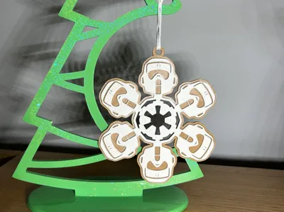 Star Wars Gingerbread Snowflakes