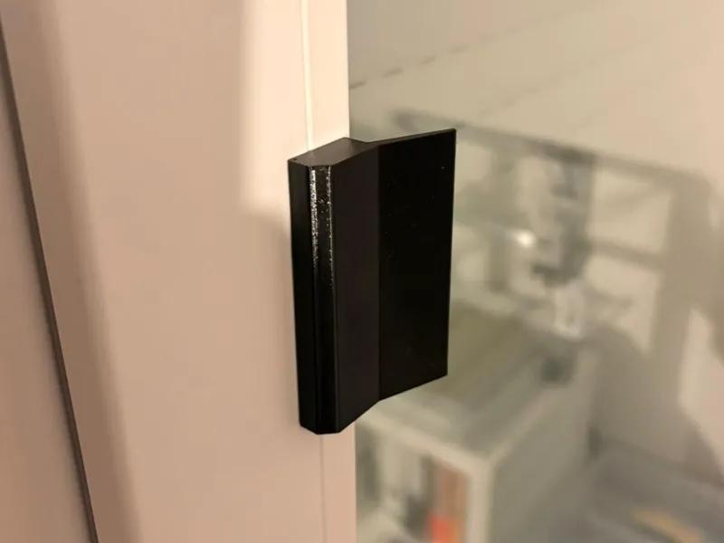 Balkon- / Terassentür Griff zum Ankleben