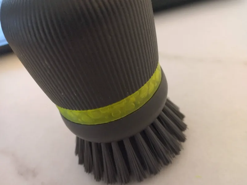 Soap holder for brabantia dish washing brush