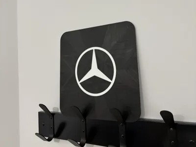 Cadre Logo Mercedes
