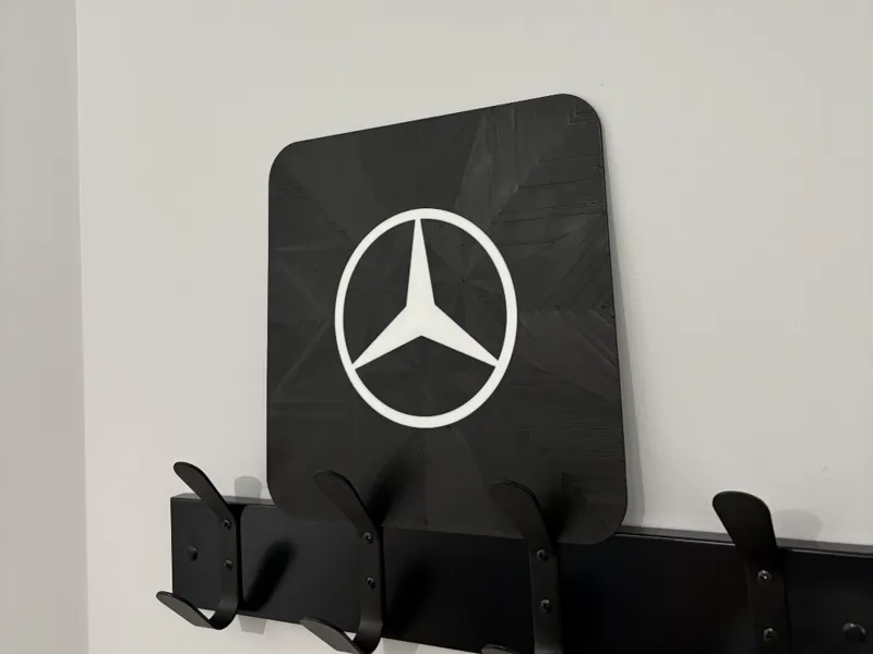 Cadre Logo Mercedes