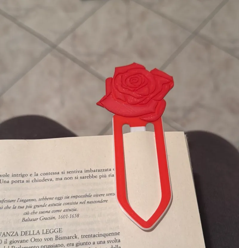 bookmark rose