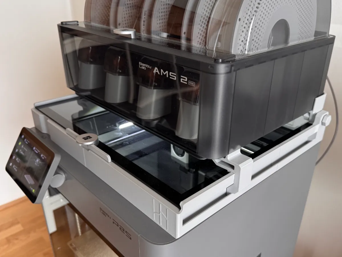 P2S, X2D AMS riser / flipper - Free 3D Print Model - MakerWorld