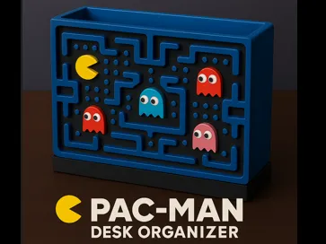 Pac-Man Arcade Desk Organizer | Portapenne Pac-Man