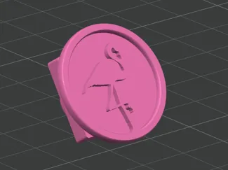 Flamingo Croc Widget