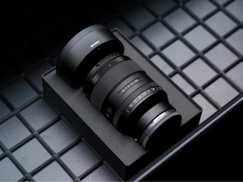 Gridfinity Sony 35mm F1.4 Lens Display
