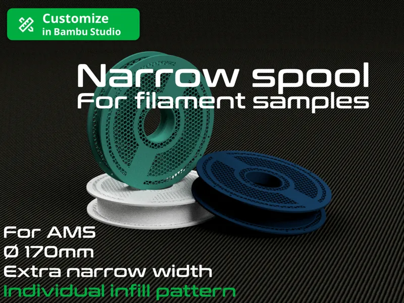 Bambu Lab Spool for filament samples