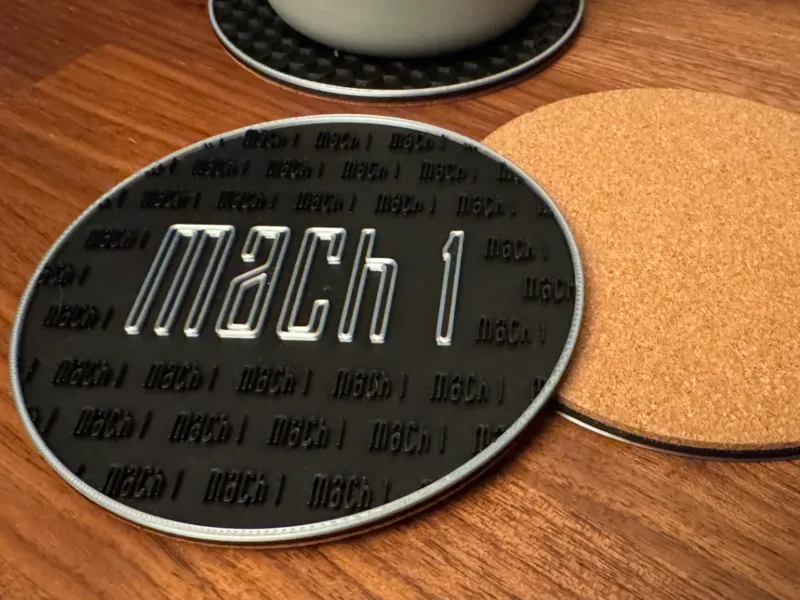 Ford Mustang Mach 1 Drink Coaster