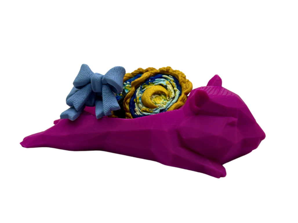 Cute Low Poly Hamster - Jewelry & Ring Holder