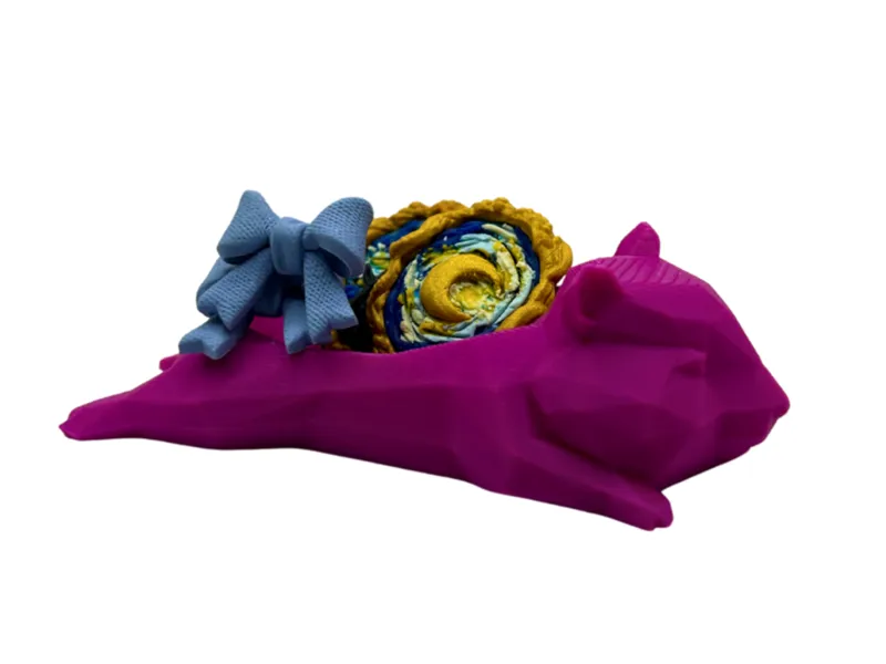 Cute Low Poly Hamster - Jewelry & Ring Holder