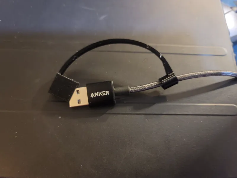 USB Connector cover with leash