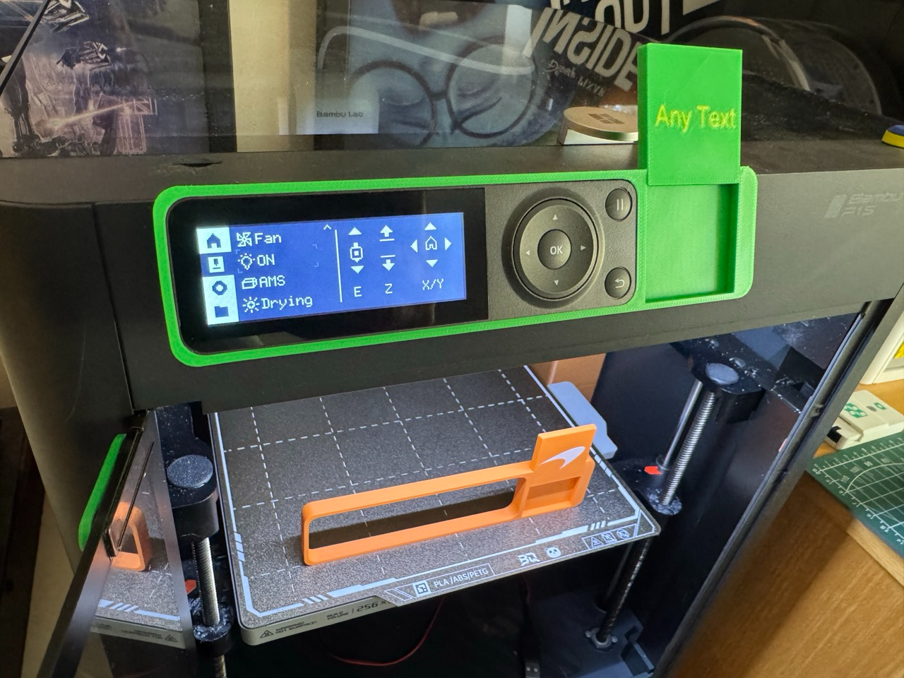 Custom display bezel for P1P / P1S