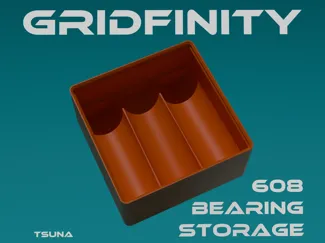 Gridfinity 608 Bearing Storage
