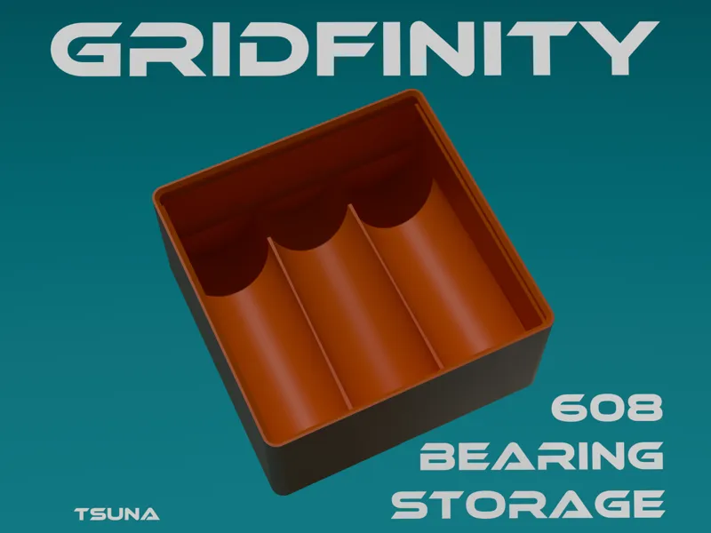 Gridfinity 608 Bearing Storage