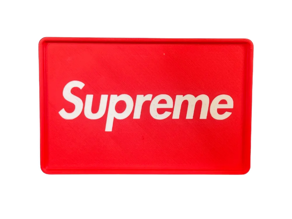Supreme Rolling Tray - Free 3D Print Model - MakerWorld