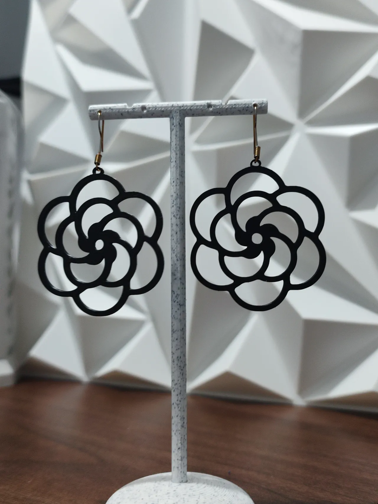 Aretes Rosa Hipnótica view 3