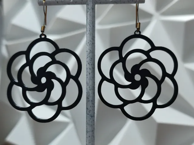 Aretes Rosa Hipnótica
