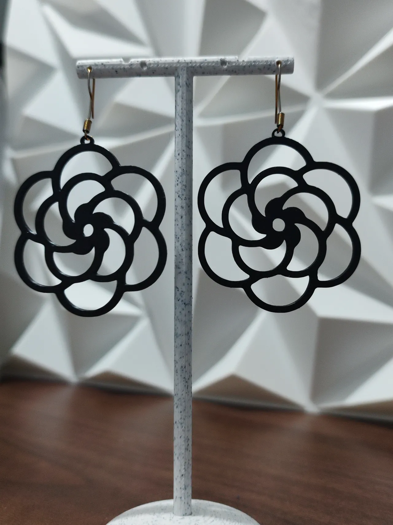 Aretes Rosa Hipnótica view 2