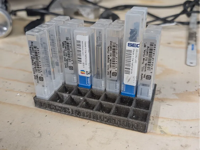 CNC Bits tray